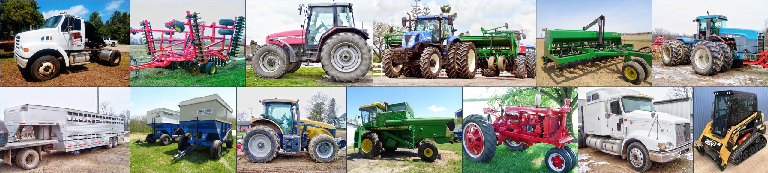 Tractor montage2 multiple tractor images